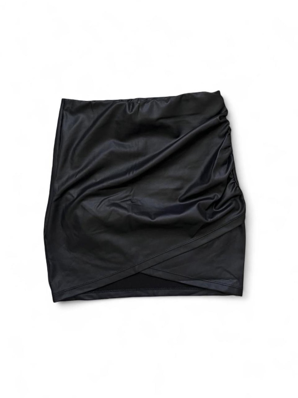 Attirance Faux Leather Mini Skirt Black Bodycon Juniors medium